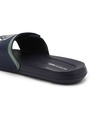 Shop Men's Black & Blue Kakashi Origins Printed Velcro Sliders