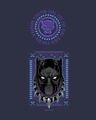 Shop Men's Blue King Black Panther Graphic Printed Oversized T-shirt