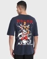 Shop Men's Blue Legend Jiraiya Graphic Printed Oversized T-shirt-Design