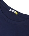 Shop Men's Blue Little Lazy Typography T-shirt