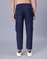 Shop Men's Blue Loose Comfort Fit Cargo Track Pants-Design