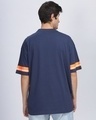 Shop Men's Blue Los-Angeles Puff Printed Oversized T-Shirt