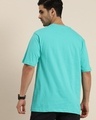Shop Men's Blue Major Typography Oversized T-shirt-Design