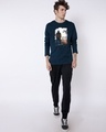 Shop Men's Blue Make Tracks Graphic Printed T-shirt-Full