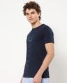 Shop Men's Blue Marvel Moon Knight Graphic Printed T-shirt-Design