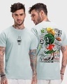 Shop Men's Blue Marvin Graphic Printed T-shirt-Front