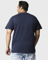 Shop Men's Blue Metaverse Graphic Printed Plus Size T-shirt-Design