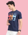 Shop Men's Blue MGD Printed T-shirt-Full