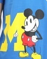 Shop Men's Blue Mickey Mouse Graphic Printed T-shirt-Full