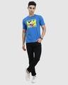 Shop Men's Blue Mickey Mouse Since 1928 Typography T-shirt-Full