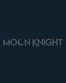 Shop Men's Blue Moon Knight Typography T-shirt-Full