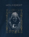 Shop Men's Blue Moon Knight Typography T-shirt