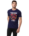 Shop Men's Blue Multiverse is Real Graphic Printed T-shirt-Front
