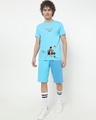 Shop Men's Blue Musafir Hoon Graphic Printed T-shirt-Design