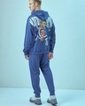 Shop Men's Skipper Blue Naruto Graphic Printed Oversized Co-ordinates-Front