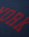 Shop Men's Blue New York Typography Oversized T-shirt