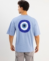 Shop Men's Blue No Bad Vibes Typography T-shirt-Design