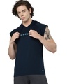Shop Men's Blue No ExcusesTypography Slim Fit T-shirt-Front