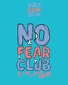 Shop Men's Blue No Fear Club Typography Plus Size T-shirt
