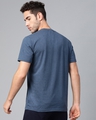Shop Men's Blue No Rules No Limits Typography Slim Fit T-shirt-Design