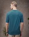 Shop Men's Blue Nomad Typography Oversized T-shirt-Full