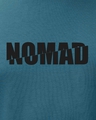 Shop Men's Blue Nomad Typography Oversized T-shirt