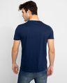 Shop Men's Blue Not Today Satan Typography Slim Fit T-shirt-Design