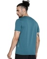 Shop Men's Blue Off Beat Typography Slim Fit T-shirt-Design