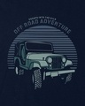 Shop Men's Blue Off Road Apple Cut Graphic Printed T-shirt-Full