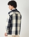 Shop Men's Blue & Off White Checked Oversized Shirt-Design