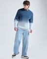 Shop Men's Blue Ombre Oversized Sweater