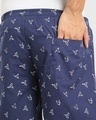 Shop Men's Blue Origami Birds All Over Printed Boxers