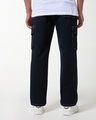 Shop Men's Blue Oversized Cargo Pants-Design