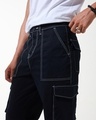 Shop Men's Blue Oversized Cargo Pants