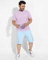 Shop Men's Blue Oversized Plus Size Cargo Shorts-Design