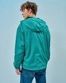 Shop Men's Blue Oversized Plus Size Windcheater Jacket-Design