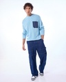 Shop Men's Blue Oversized Sweater