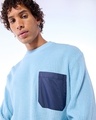 Shop Men's Blue Oversized Sweater