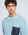 Shop Men's Blue Oversized Sweater