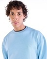 Shop Men's Blue Oversized Sweatshirt