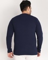Shop Men's Blue Plus Size T-shirt-Full