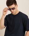 Shop Men's Blue Oversized T-shirt