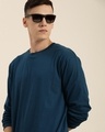 Shop Men's Blue Oversized T-shirt-Full