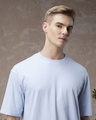 Shop Men's Blue Oversized T-shirt