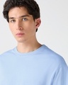 Shop Men's Blue Oversized T-shirt