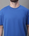 Shop Men's Blue Super Loose Fit T-shirt