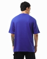 Shop Men's Blue Oversized T-shirt-Full