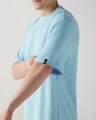 Shop Men's Blue Oversized T-shirt
