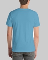 Shop Men's Blue Pizza Wizard Typography T-shirt-Design