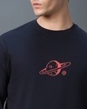Shop Men's Blue Planet Astro Graphic Printed Oversized T-shirt
